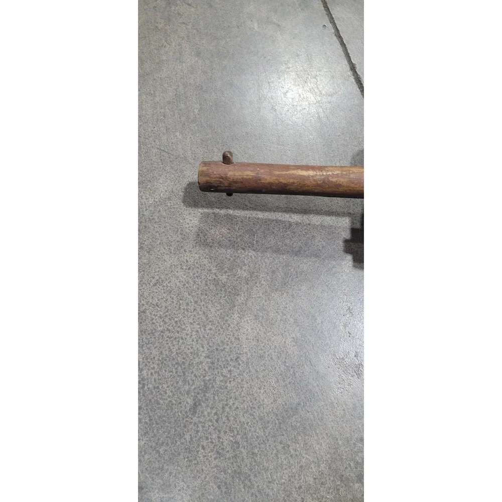 Large 23.5in Primitive Antique Wooden Clamp Press Adjustable Wood Screw Vise